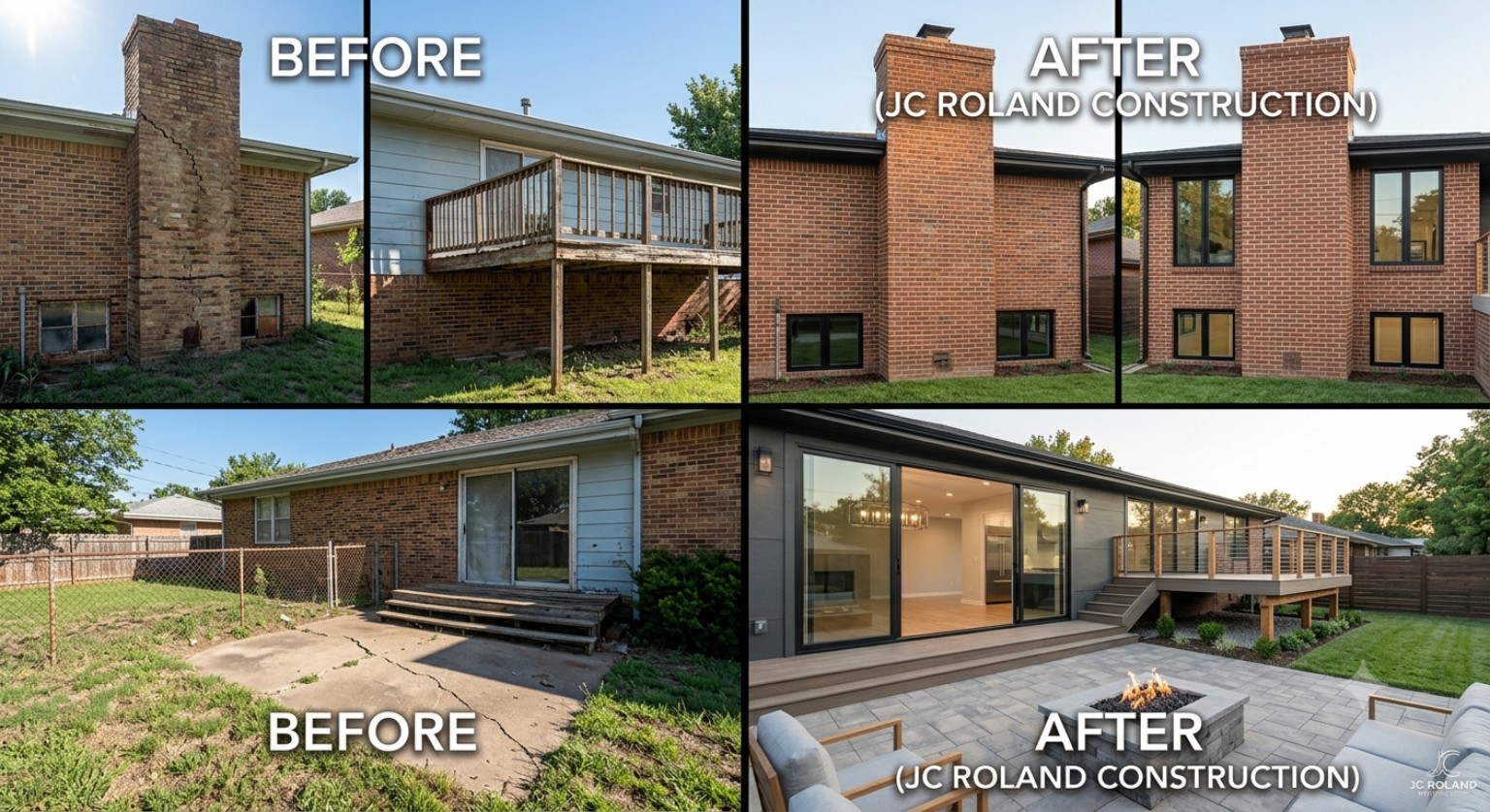 Exterior and deck renovation